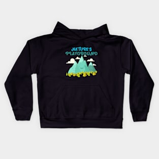 Nature's Playground Mountain Rock Climbing Kids Hoodie